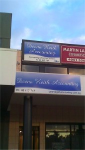 185 Mulgrave Road Signage